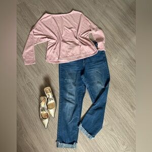 Soft Pink Oversized Top